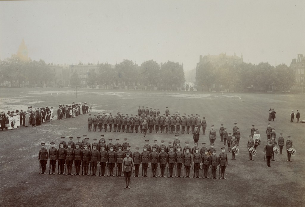 Parade in Vincent Square, 1913